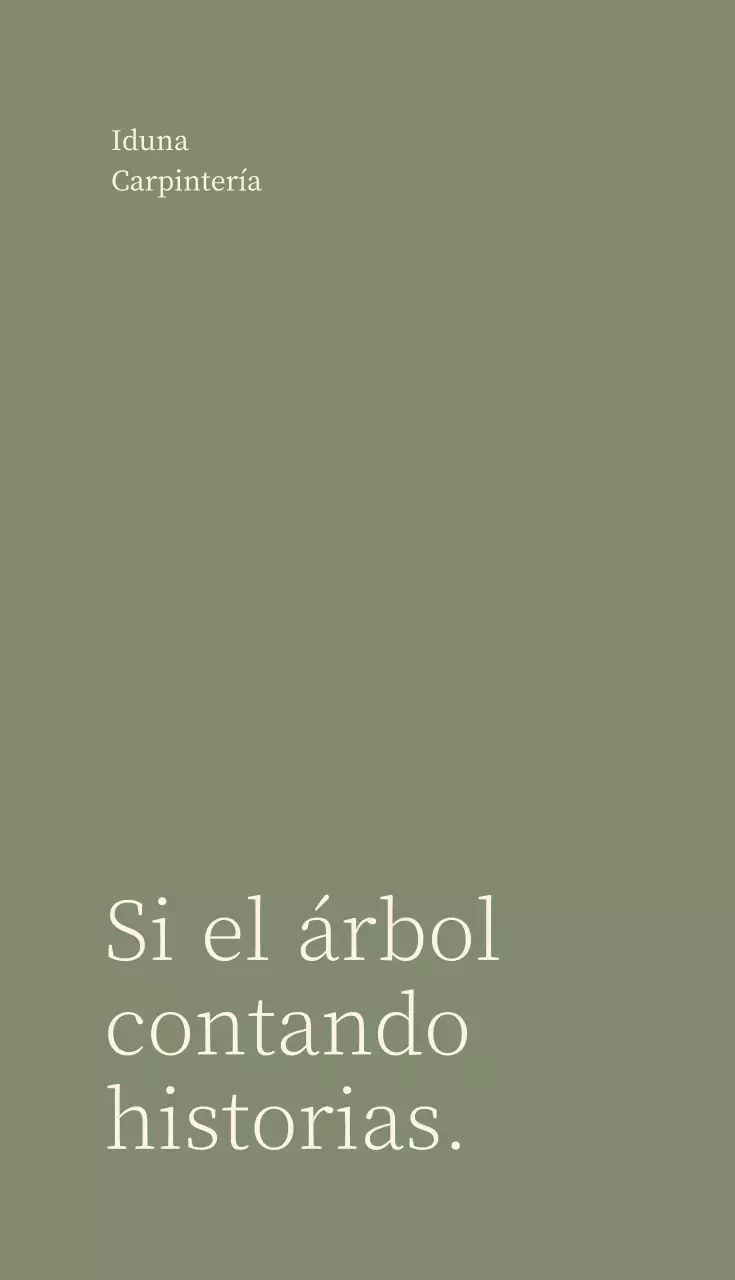 Tarjeta de visita de carpintería sencilla en verde y beige