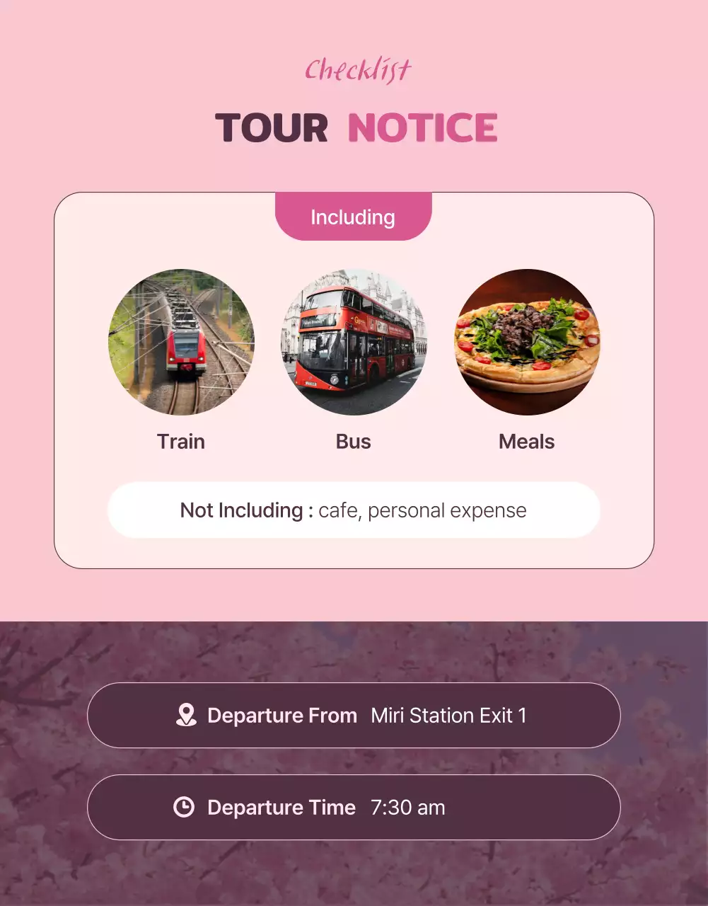 Pink Elegant Festival Promotion Poster