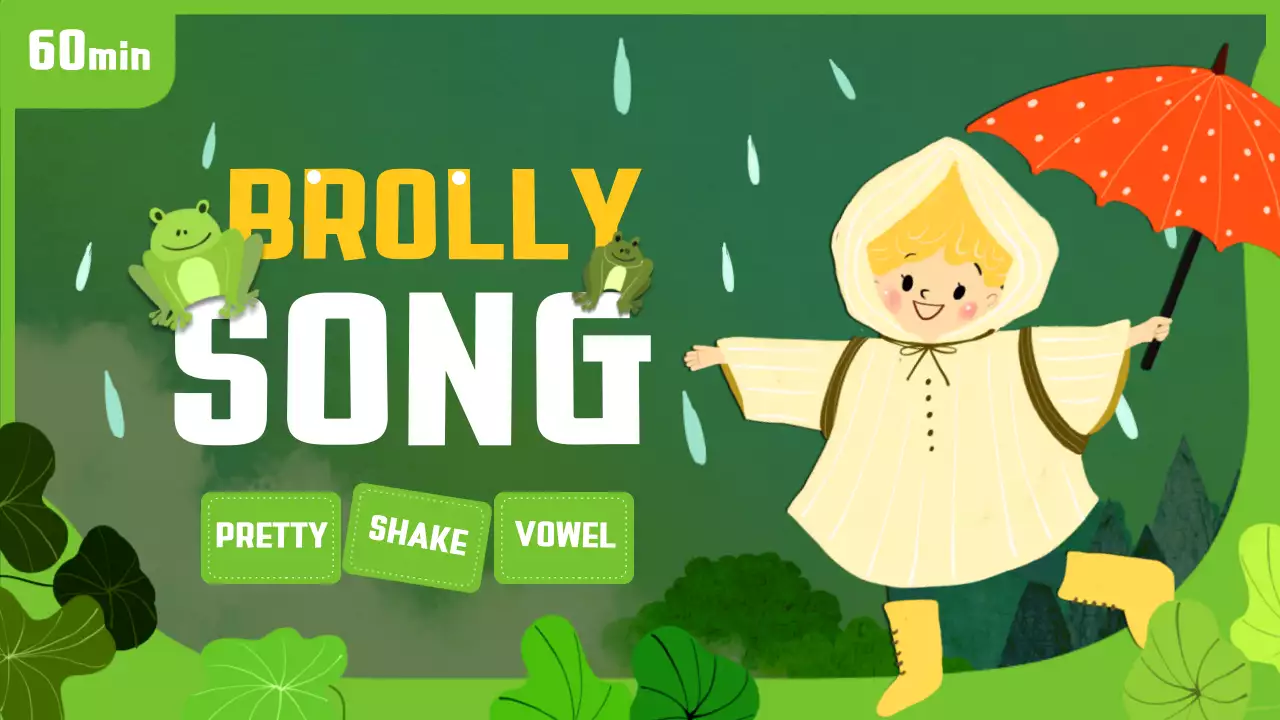 Green Playful Song Guide YouTube Thumbnail