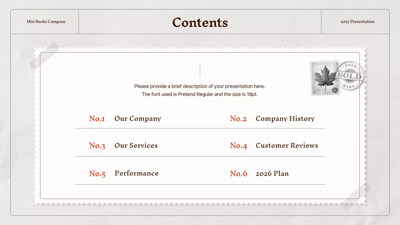 Beige Vintage Bookstore Presentation