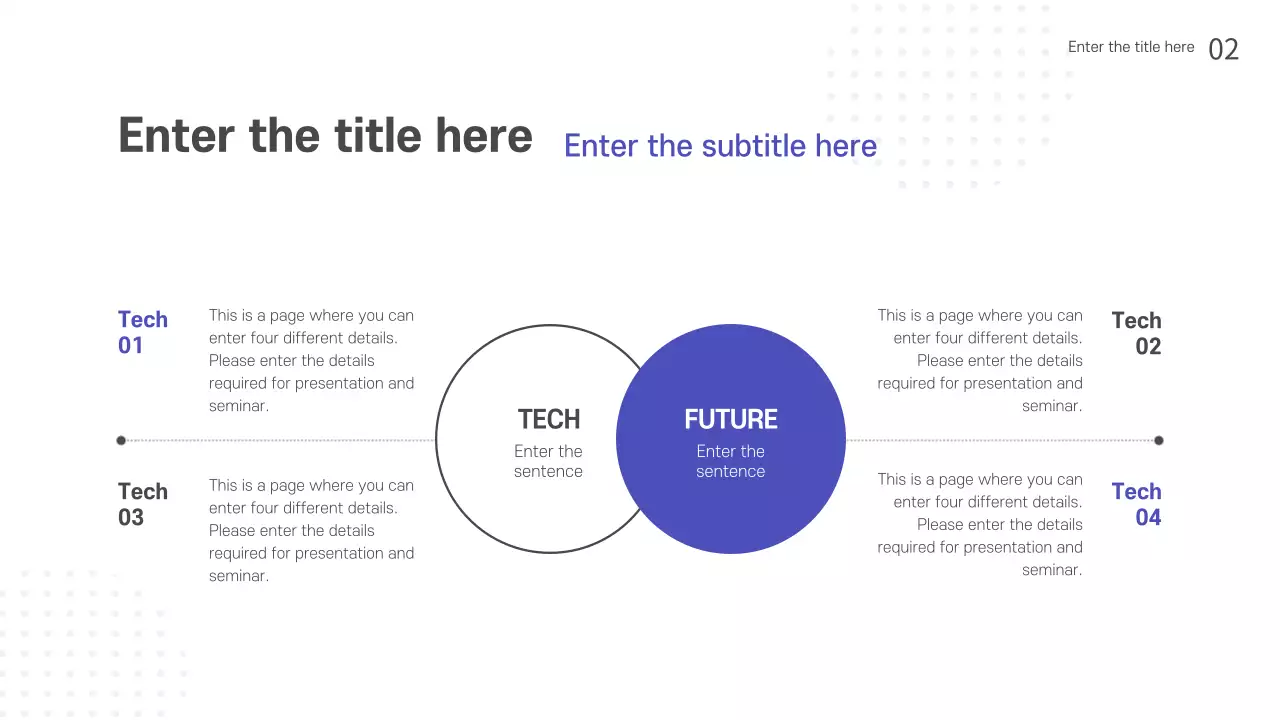 Blue Modern Technology Seminar Presentation