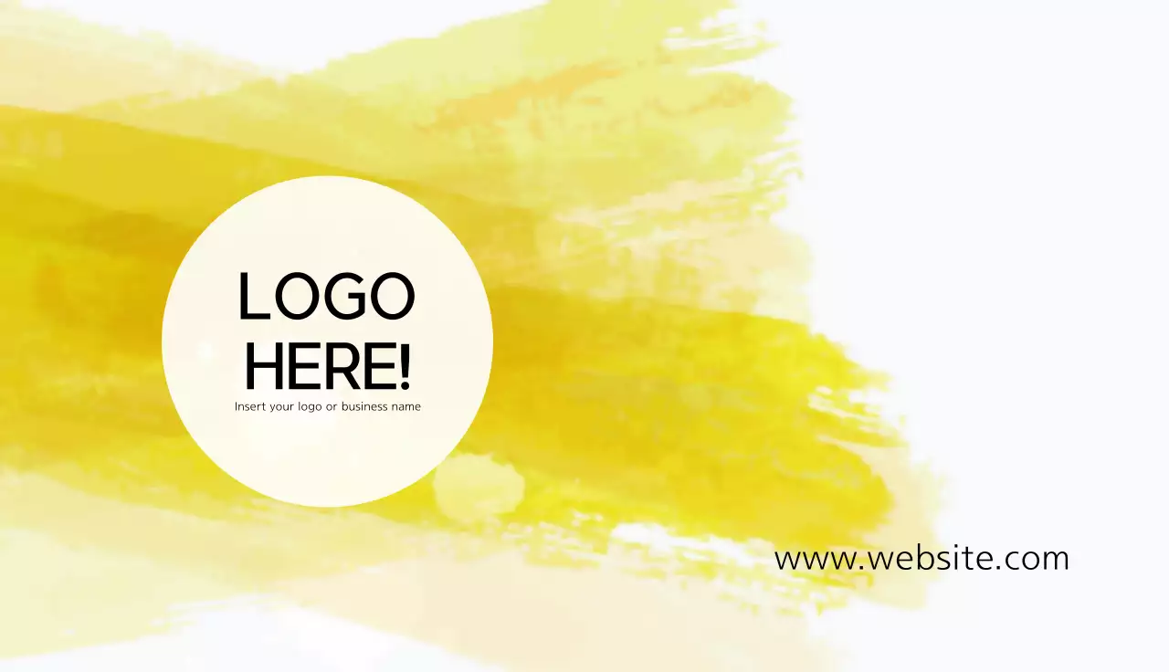 Yellow Water Background