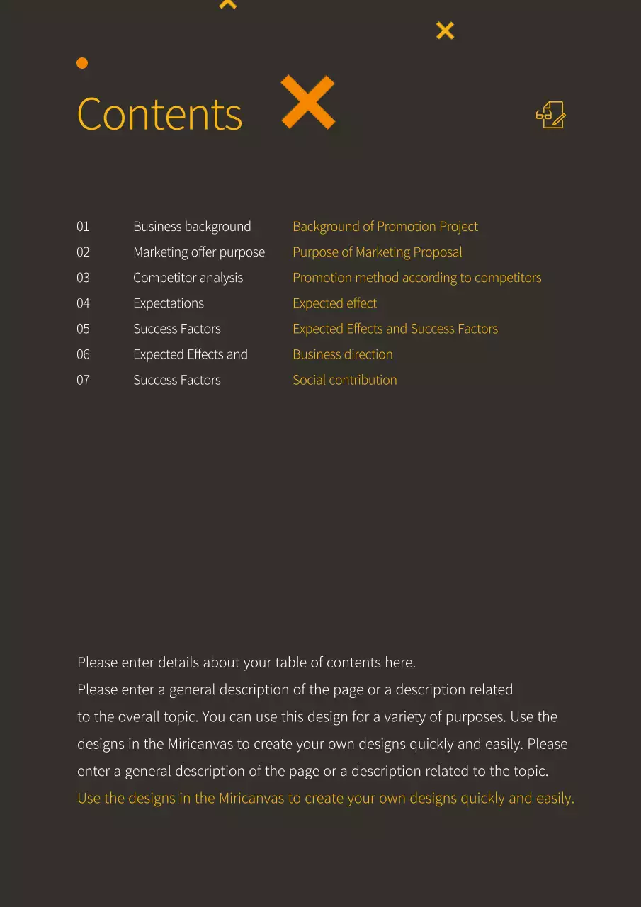 Orange Modern Marketing Proposal