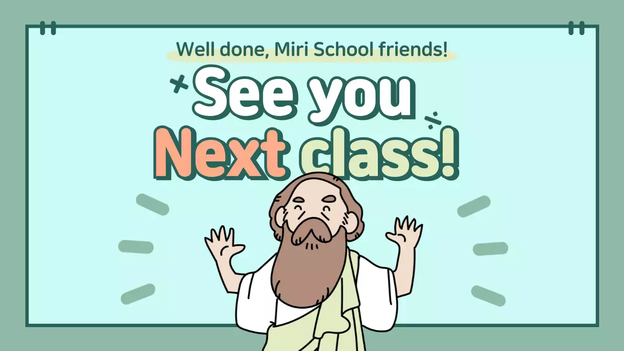 Pastel classroom presentations with characters