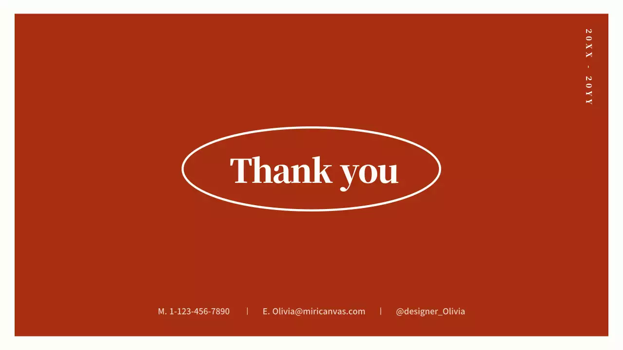 Red-toned circular point design portfolio