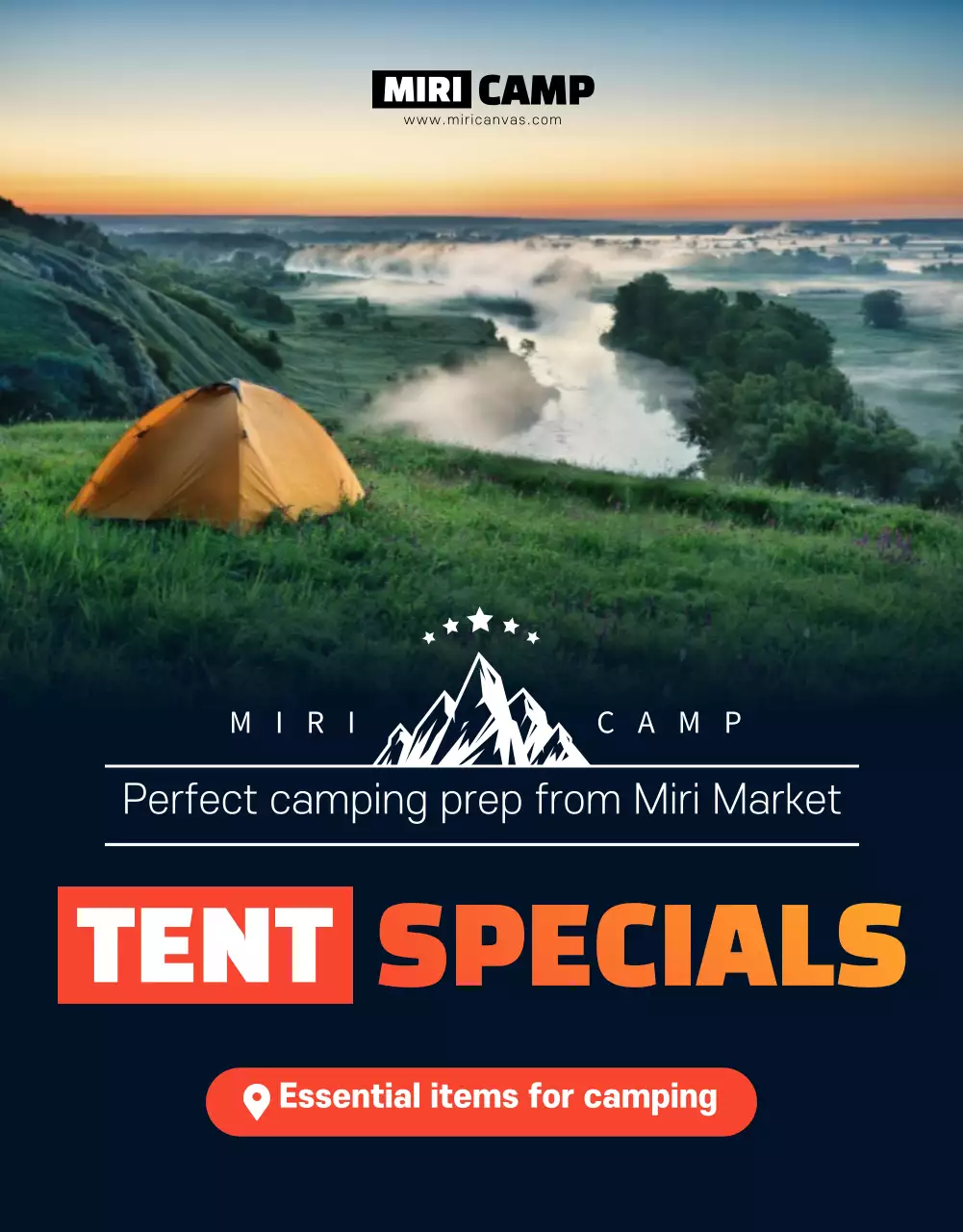 Camping gear sales
