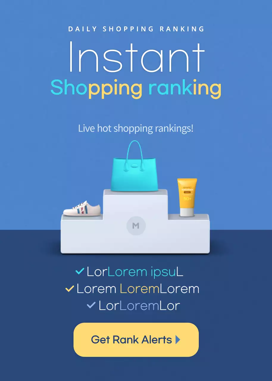 Cartaz de promoção de compras moderno azul-petróleo