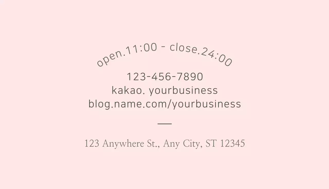 Pink Elegant Perfume Advertisement Business Card
