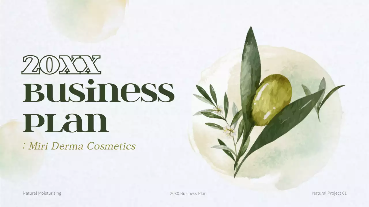 Green Clean Cosmetics Business Presentation