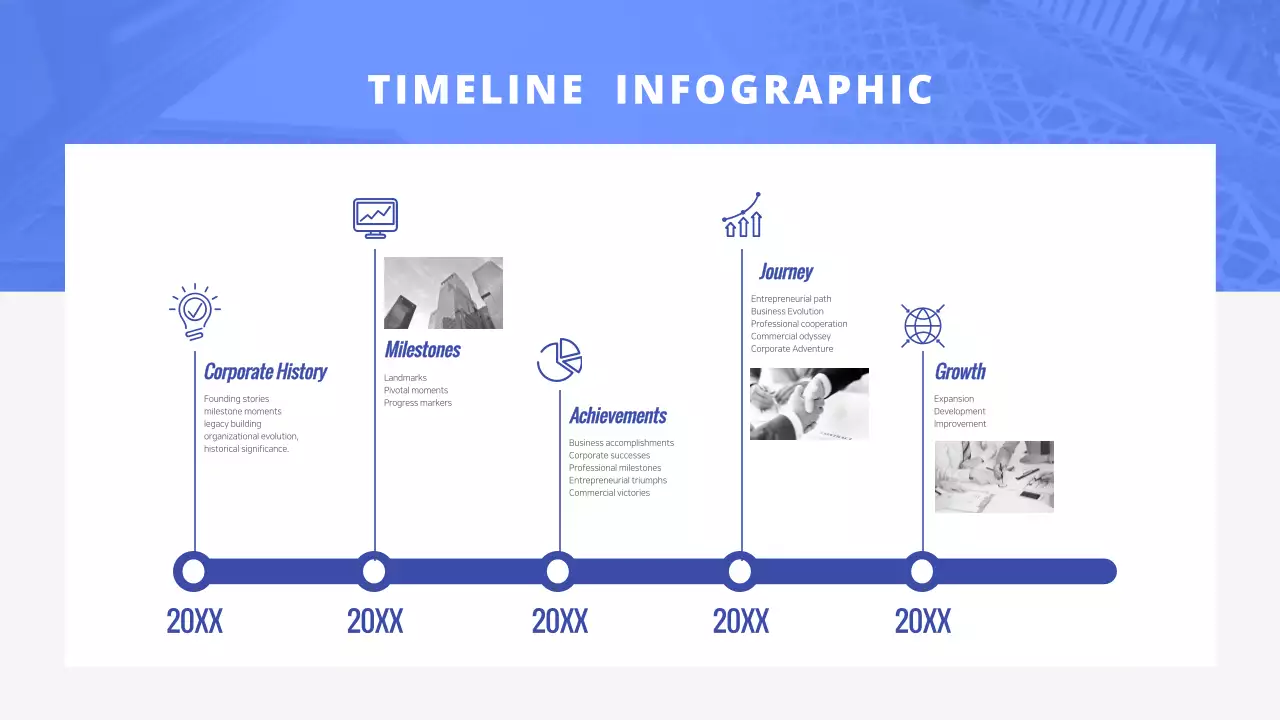 Blue Professional Business Plan Infographic