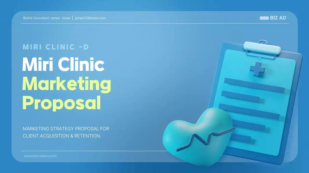 Medical presentations in blue