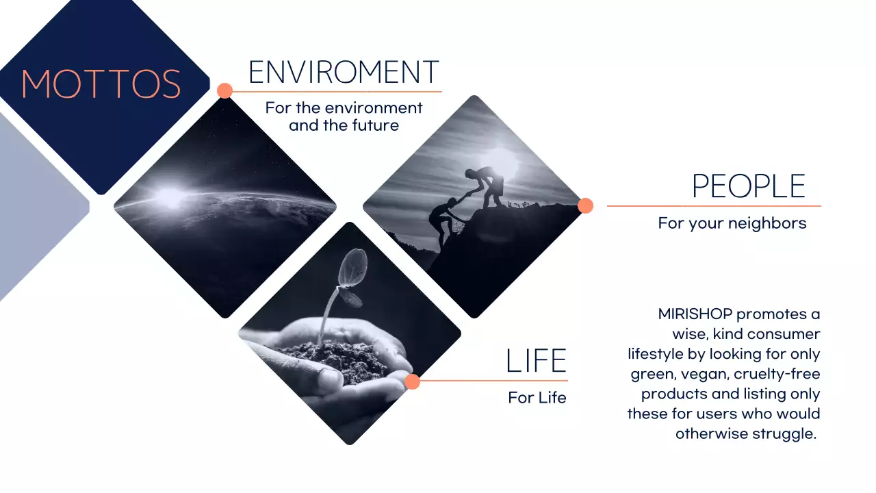 Navy Professional Business Plan Document Presentation