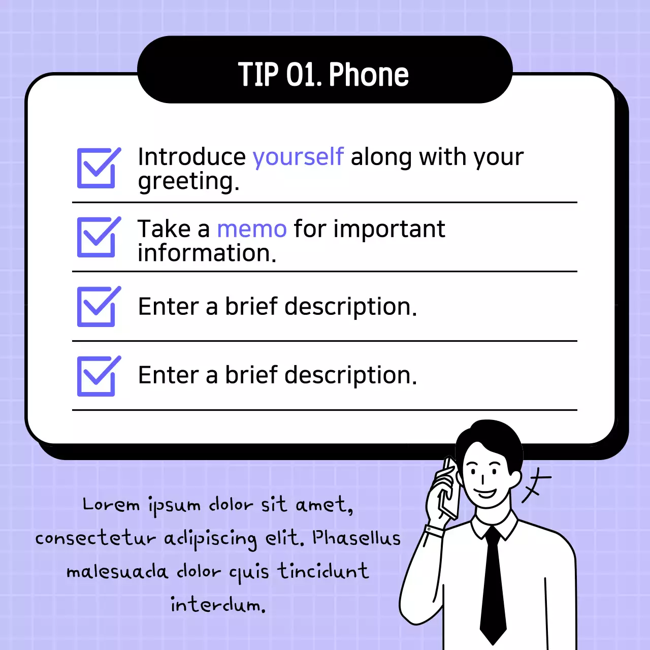 Black Minimal Business Guide Instagram Carousel