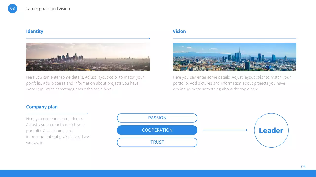 Blue Modern Architecture Portfolio Presentation