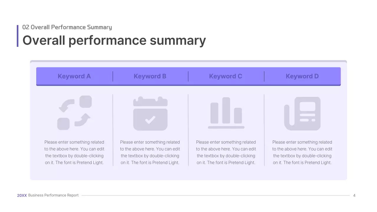Purple, three-dimensional UI concept business presentation kit