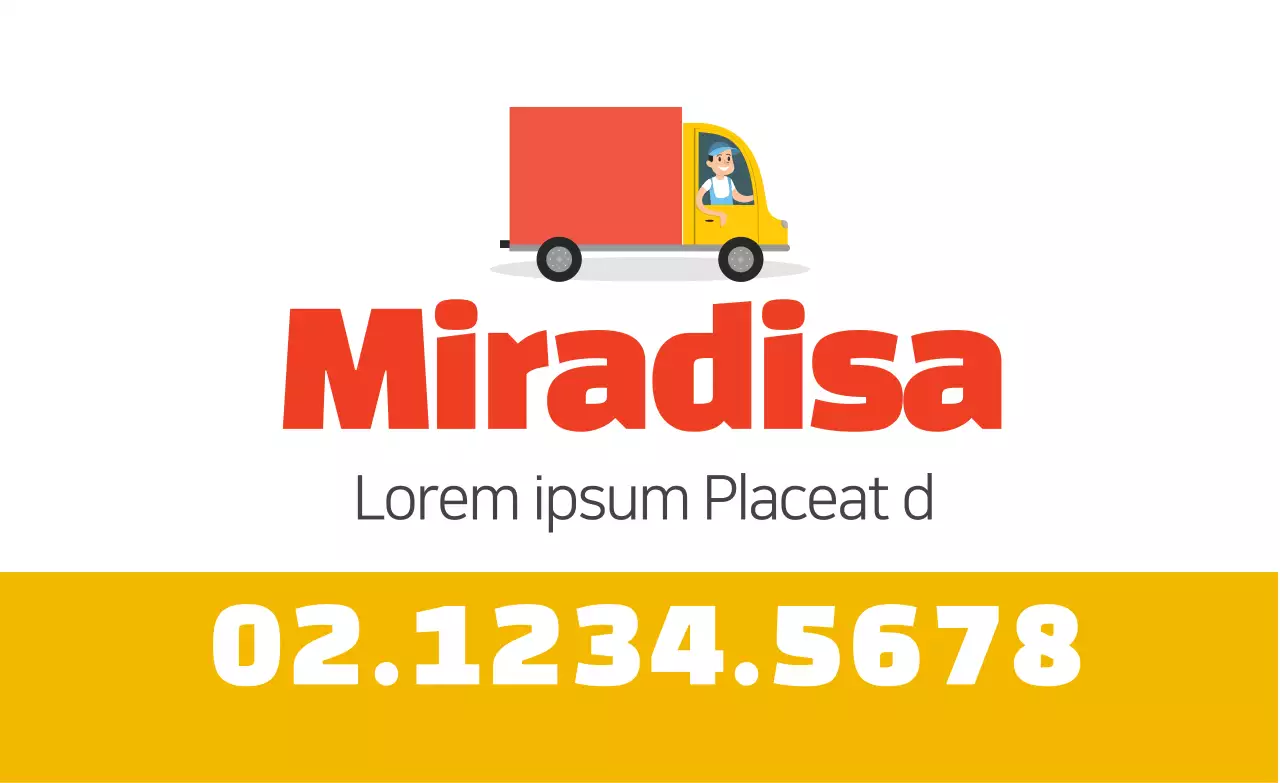 Yellow Red Illustration Promote clean moving services