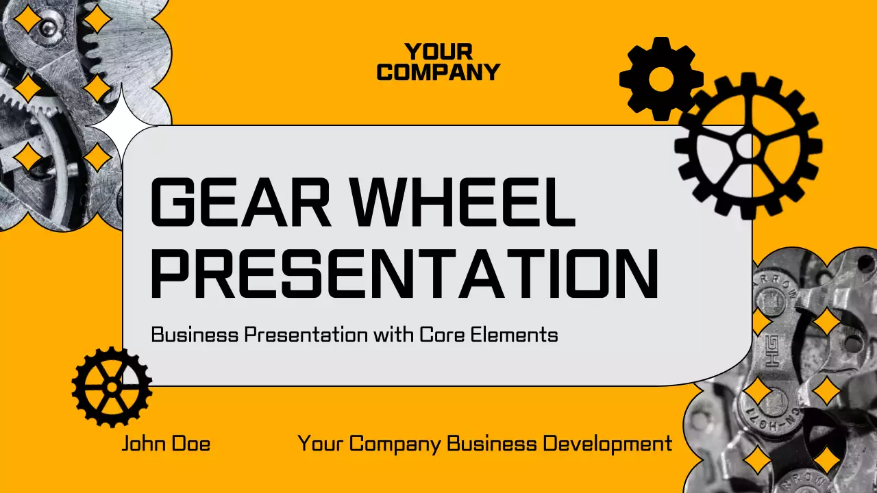 오렌지 산업 비즈니스 프레젠테이션