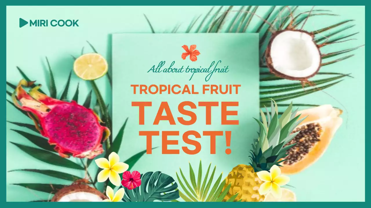 Green Tropical Fruit Promotion YouTube Thumbnail