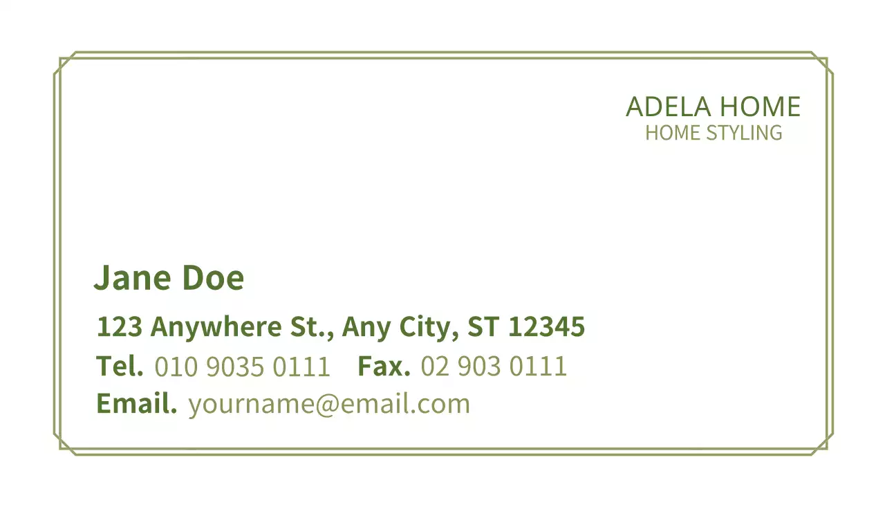 190731_Natural Business Card