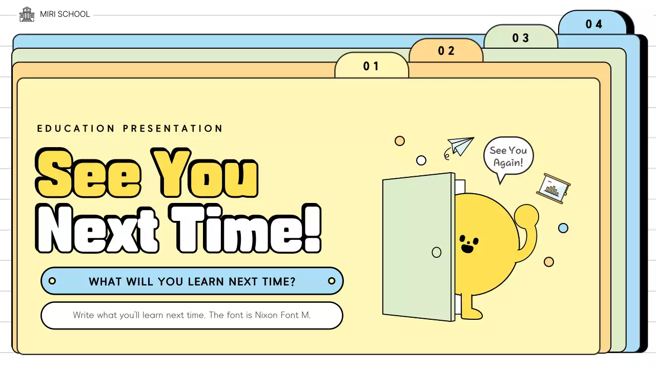 Yellow Playful Education Presentation