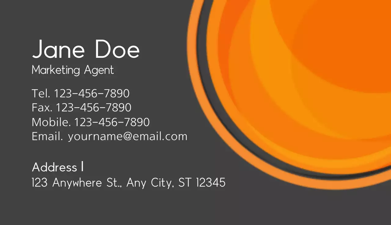 Graphic business cards