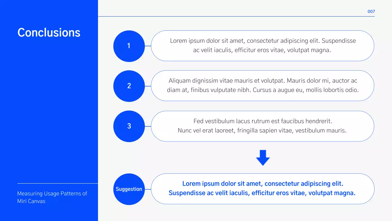 A clean college thesis theme in blue and gray