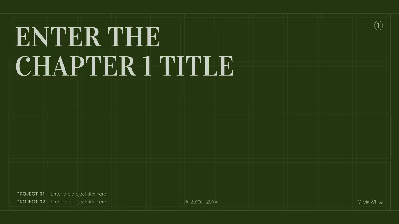 Danh mục nhà tiếp thị nội dung với khái niệm lưới đơn giản màu xanh lá cây