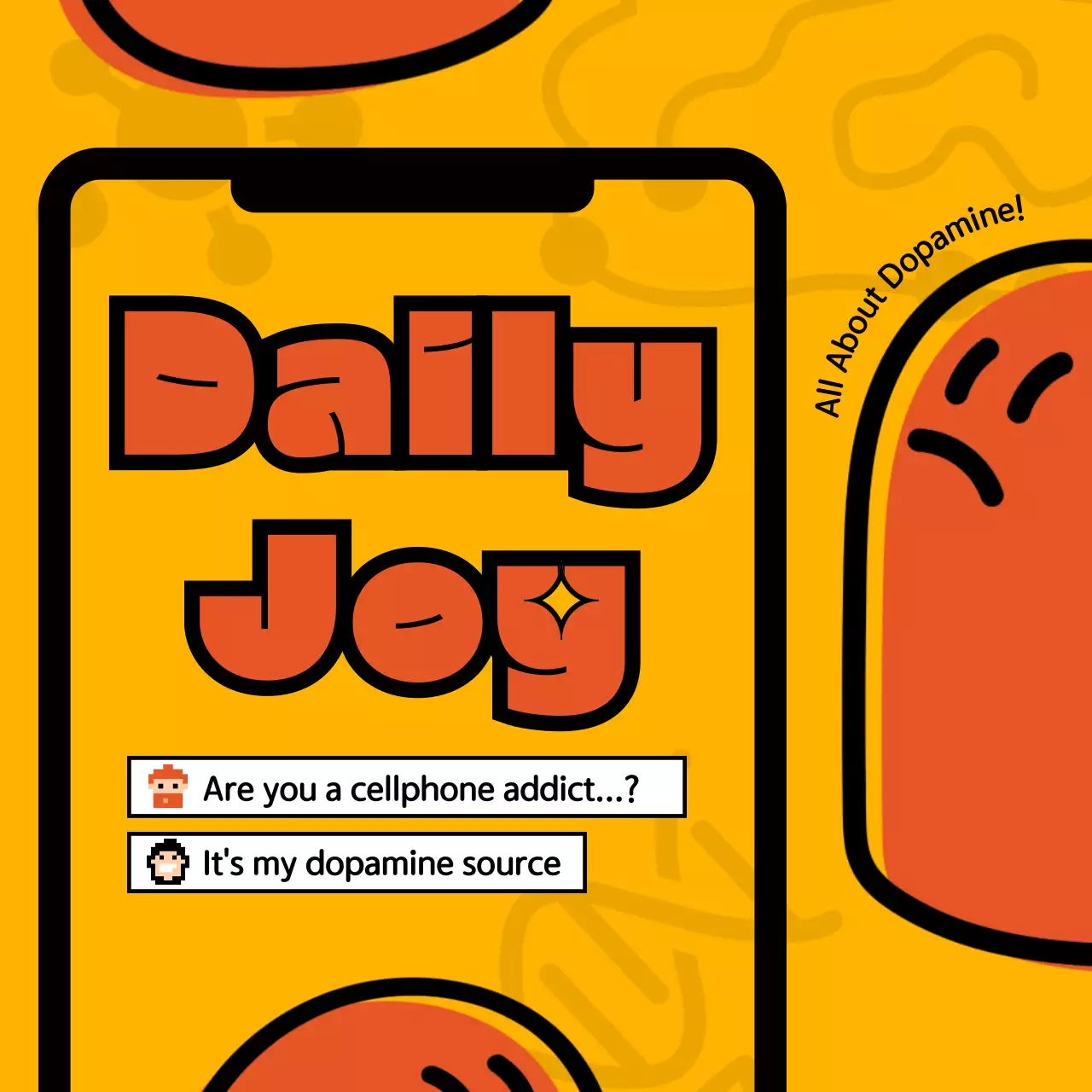 Yellow Modern Dopamine Guide Instagram Carousel