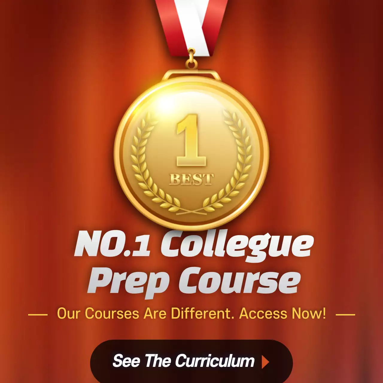 Blue Modern College Course Promotion Instagram Post