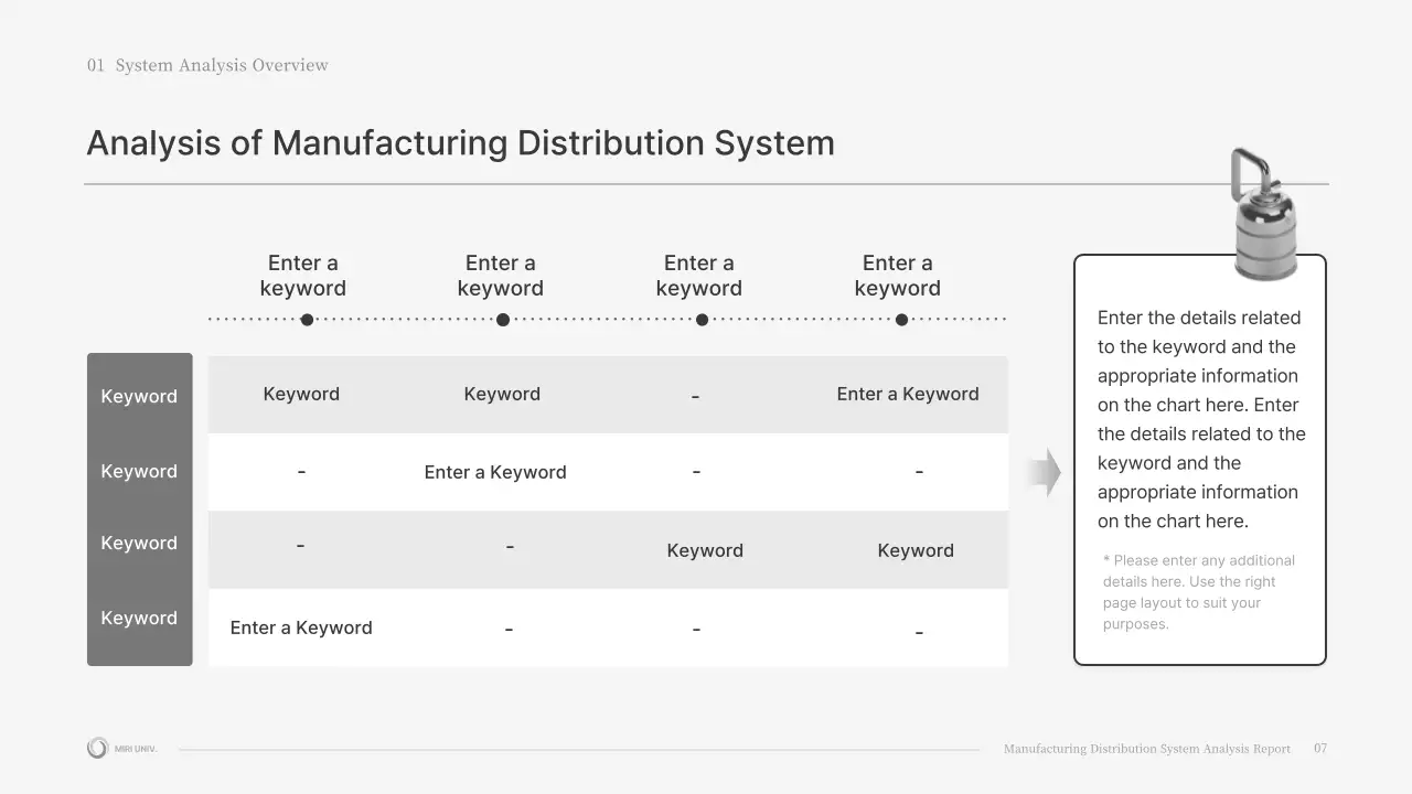 Grey Professional Manufacturing Report Presentation