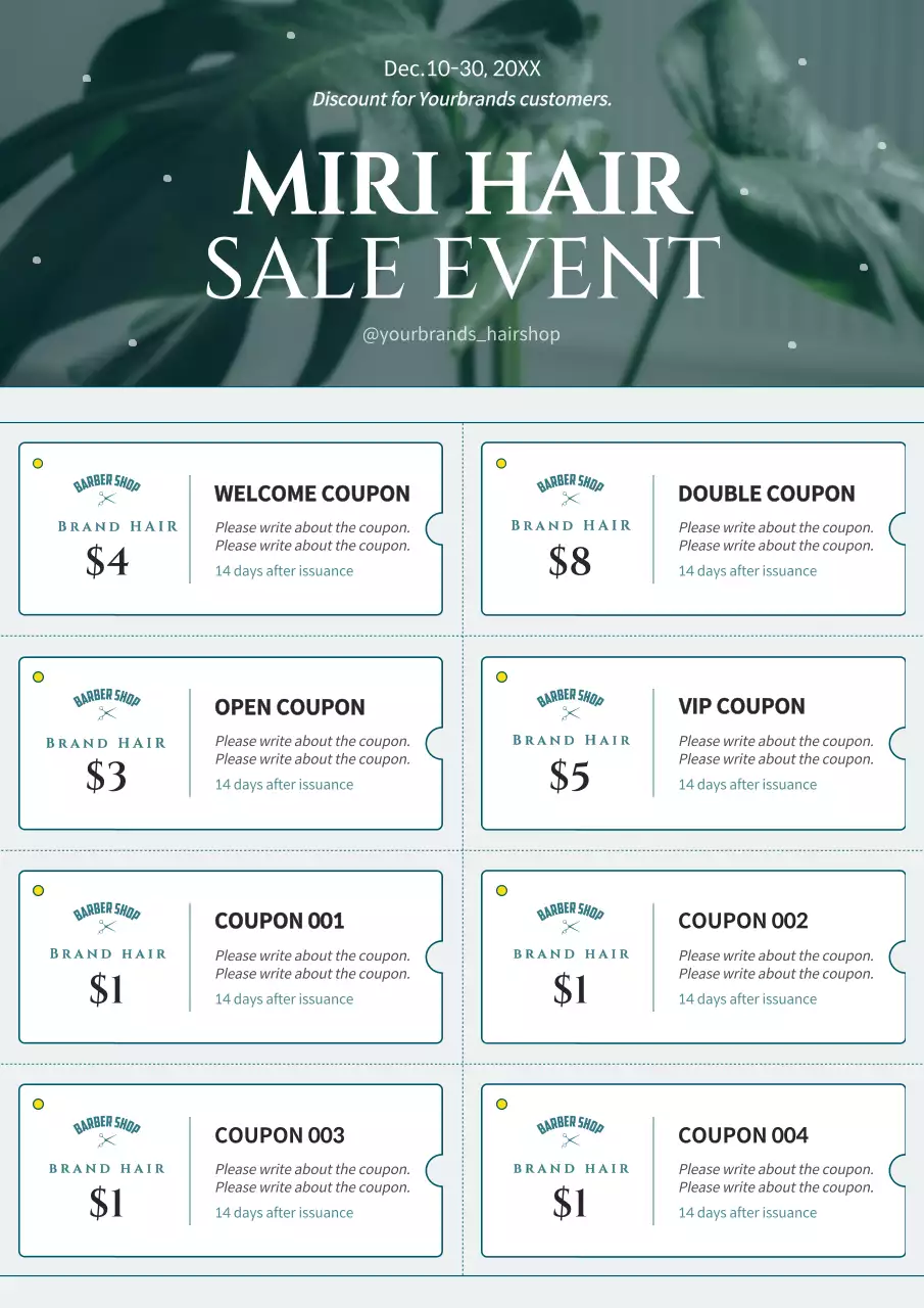 Green Modern Sale Promotion Poster