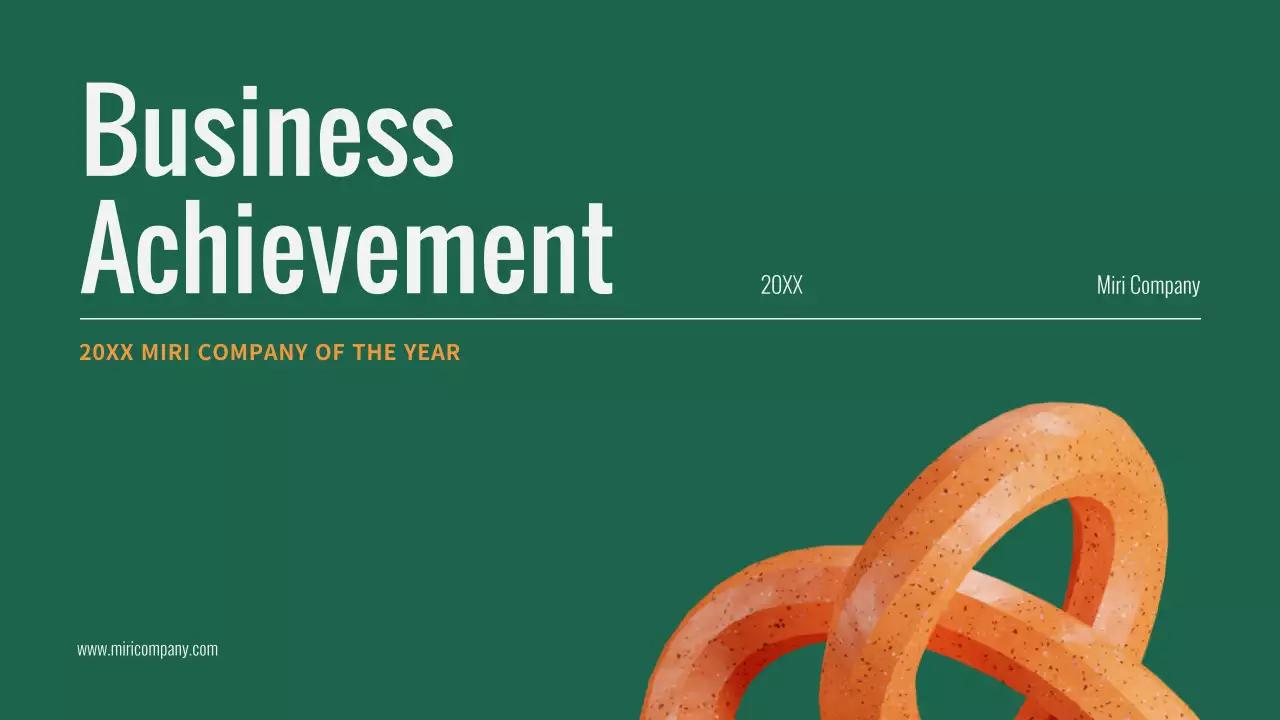 Business performance reports in green and orange