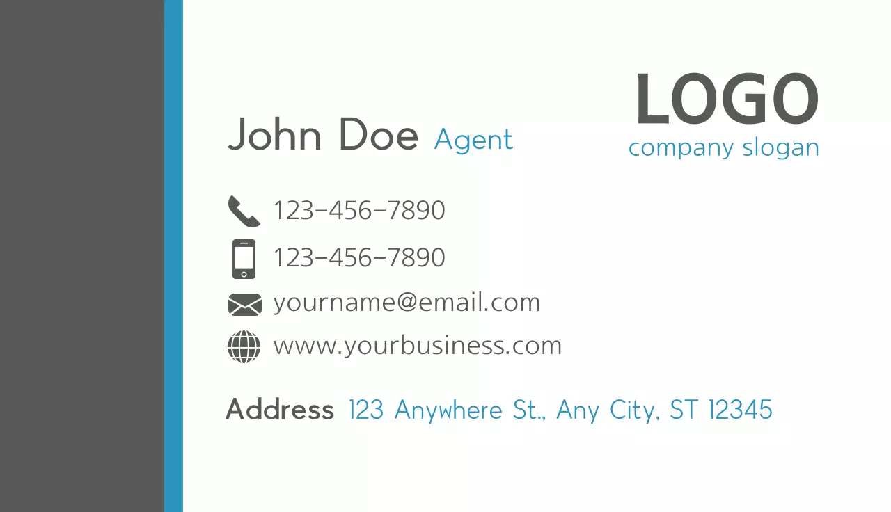 Square Pattern Business Card