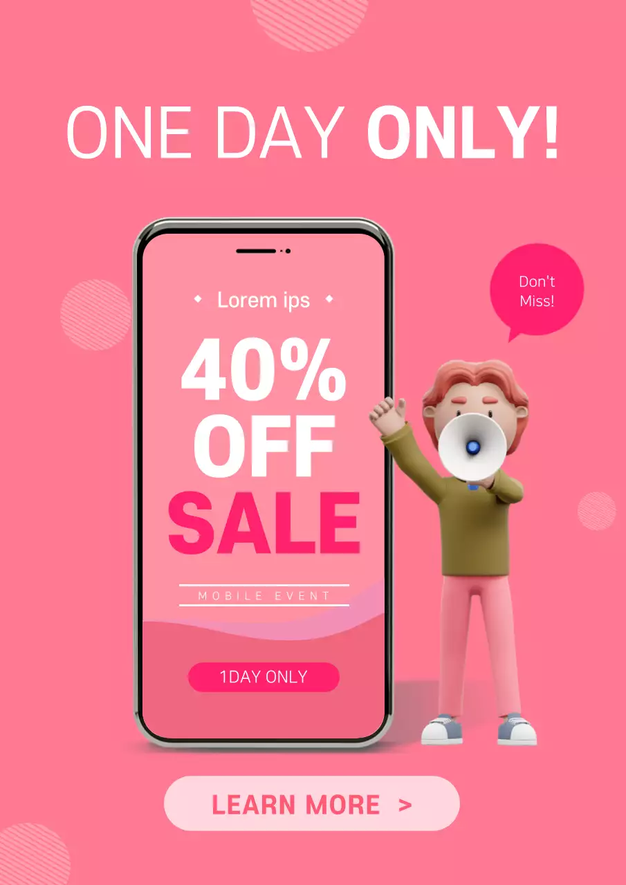 Purple Modern Payment Promotion Poster