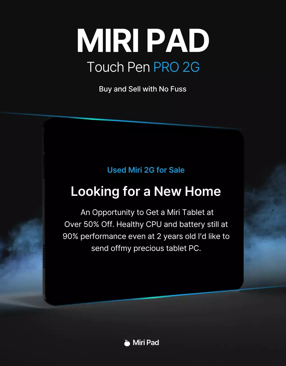 Black Blue Point Simple and classy classifieds page (detail page)