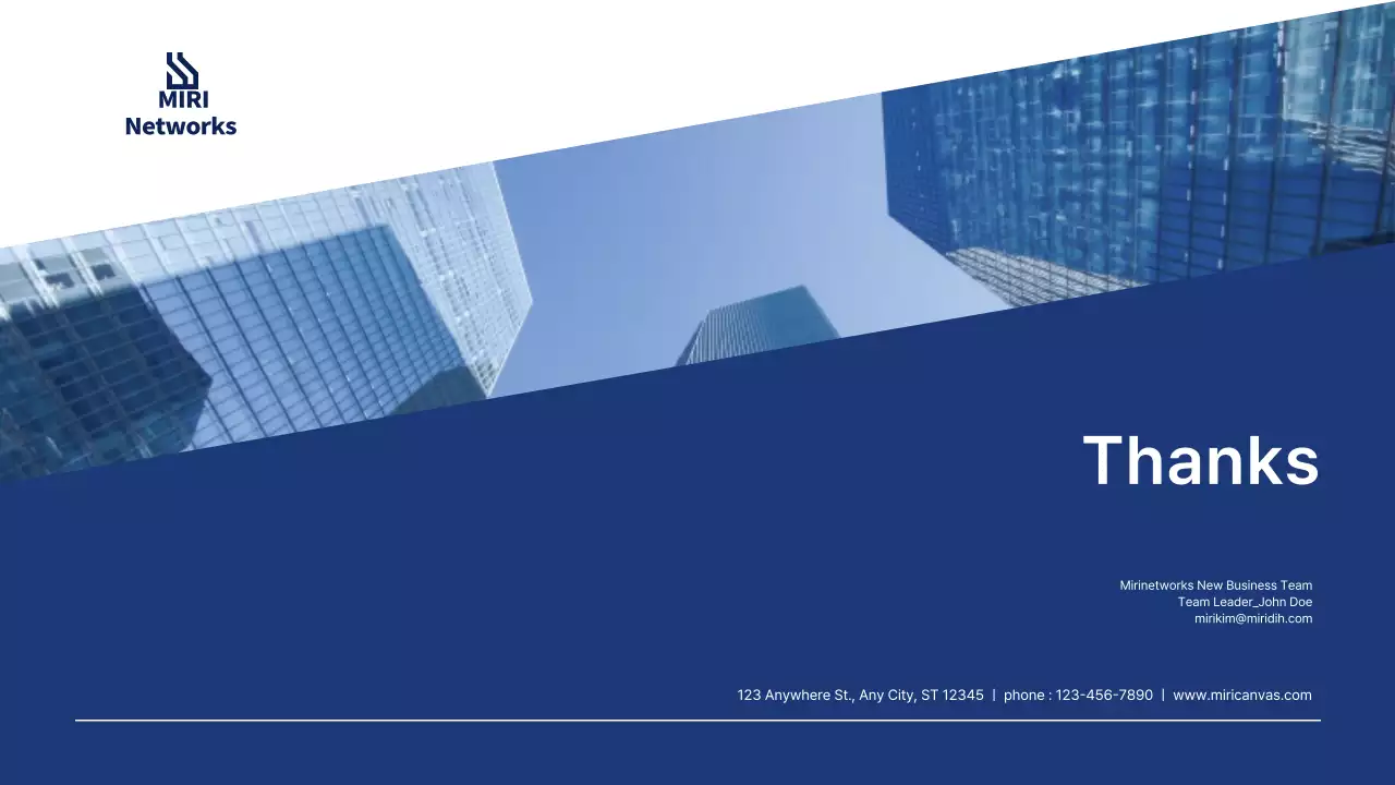 A clean, blue, new business plan