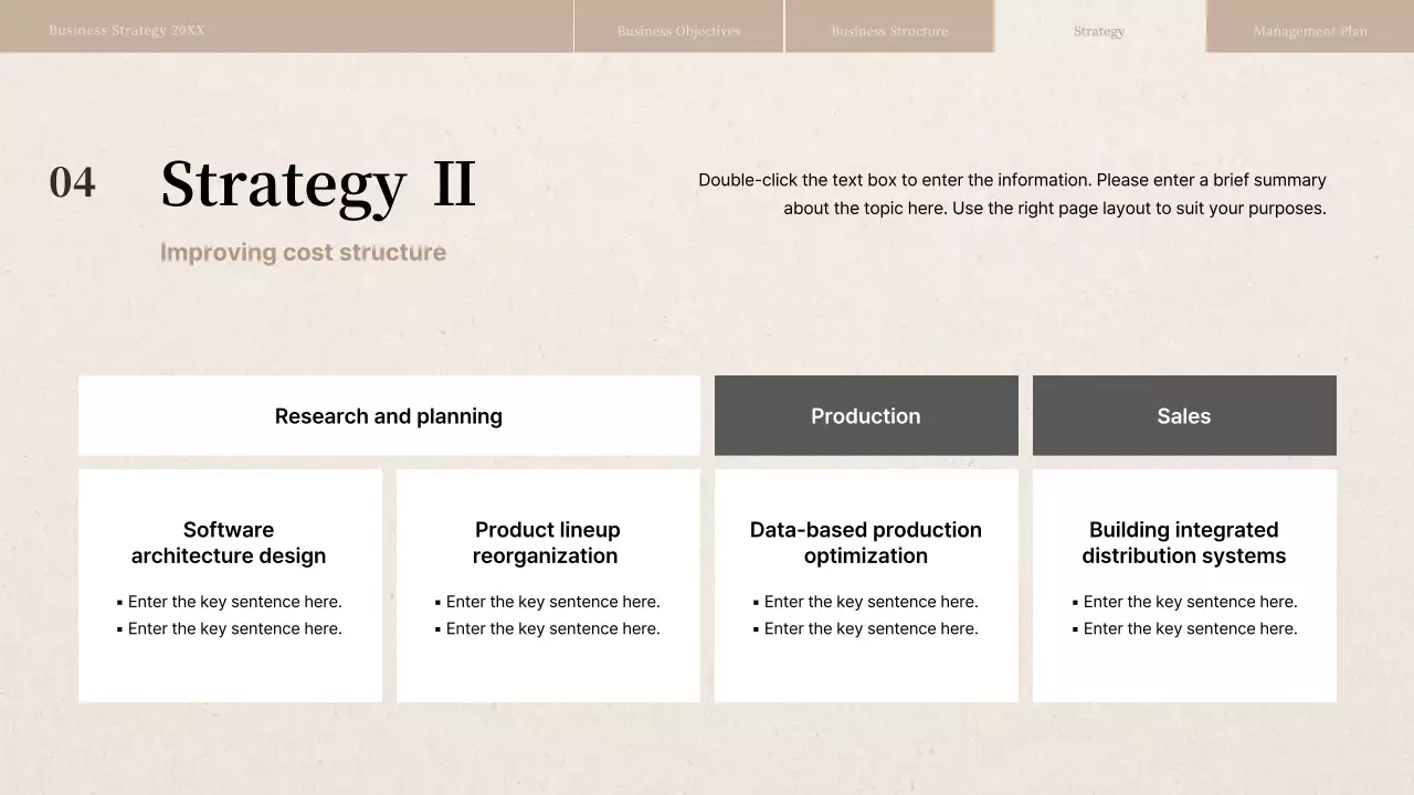 Beige Professional Business Plan Presentation