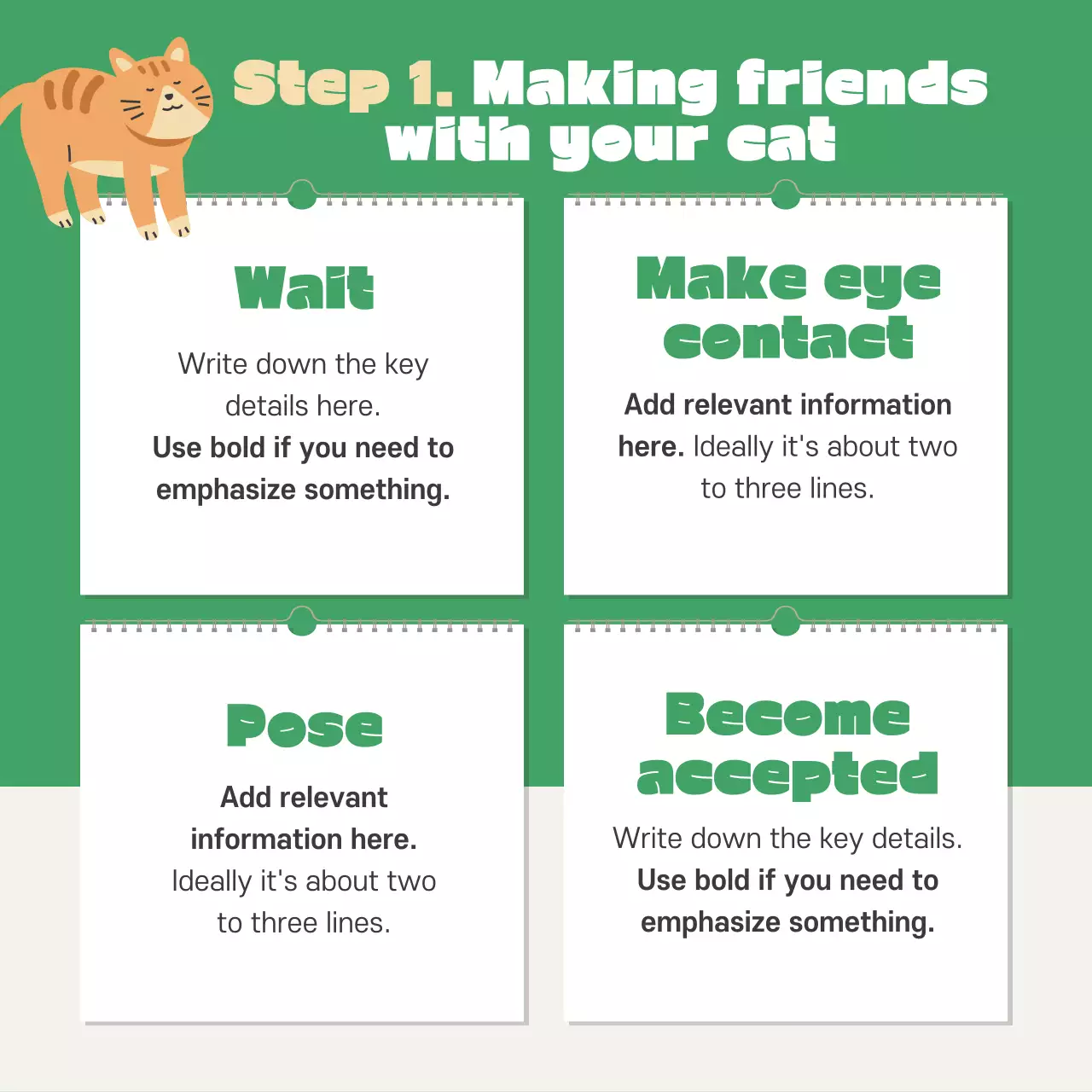 About the green and orange kitty litter box certification exam