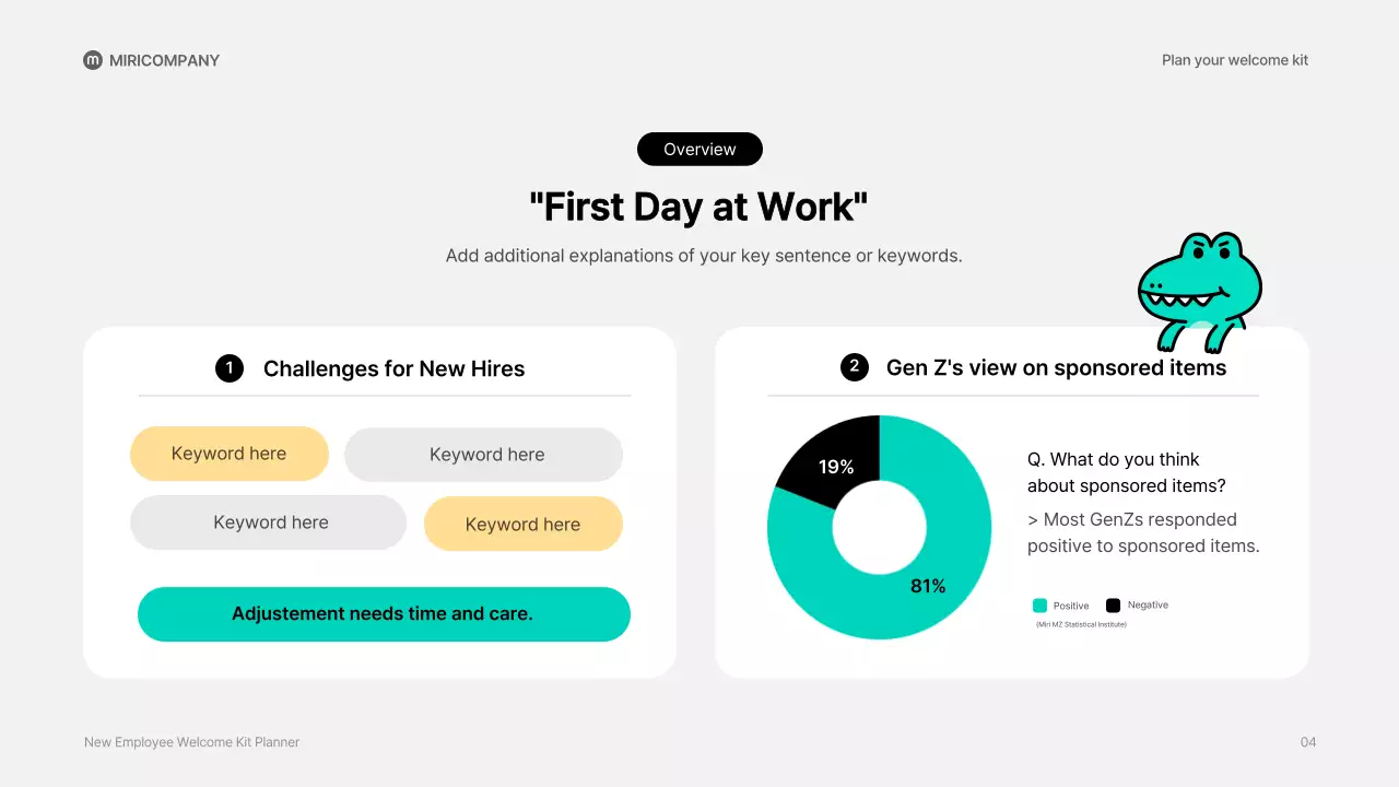 Teal Playful 직원 가이드 프레젠테이션