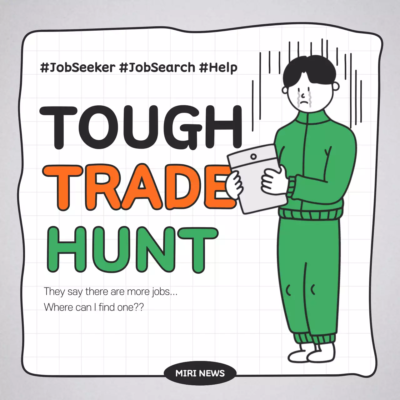 그린 미니멀 직업 가이드 인스타그램 캐러셀