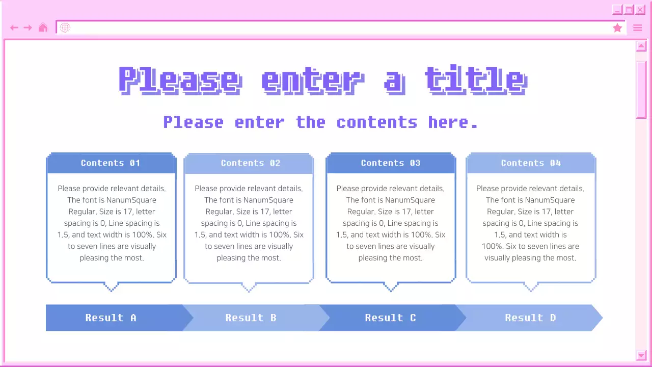 Presentasi Perencana Proyek Retro Ungu