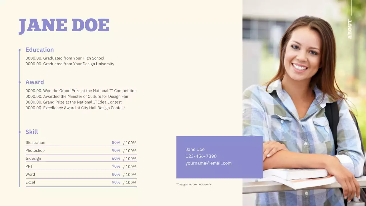 Purple Modern Design Portfolio Presentation