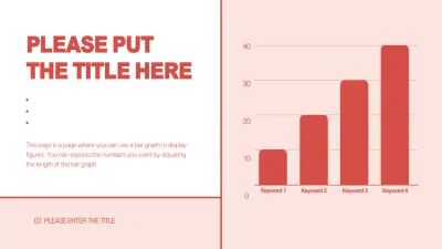 Red Minimal Graph Report Infographic