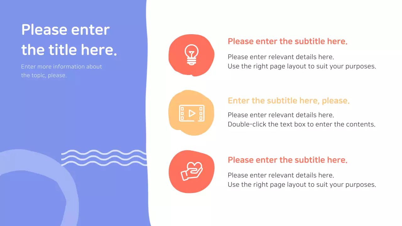 Presentations with a pastel, fluffy feel