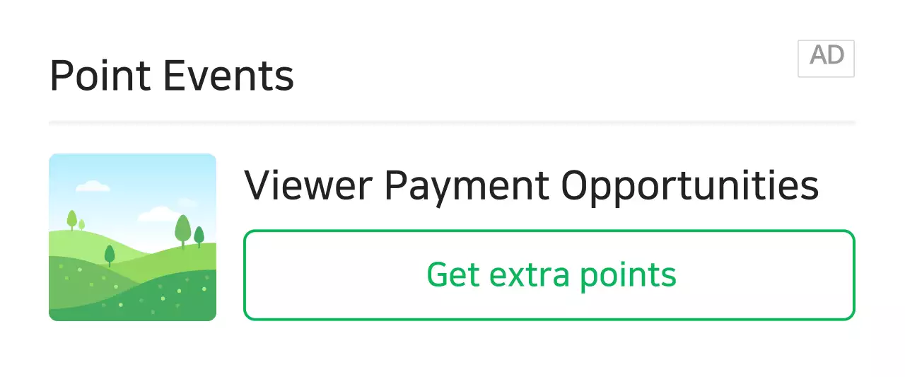 Biểu ngữ quảng cáo Green Simple Point