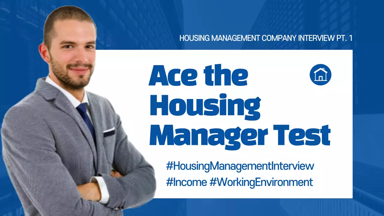 Blue Professional Housing Guide YouTube Thumbnail