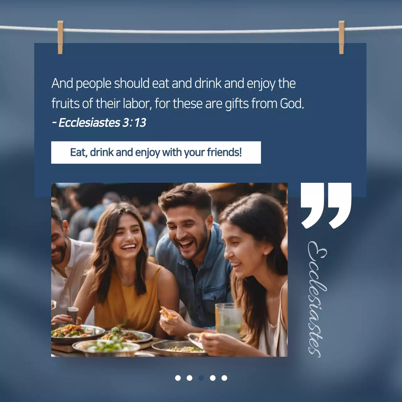 Beige Minimal Bible Encouragement Instagram Carousel