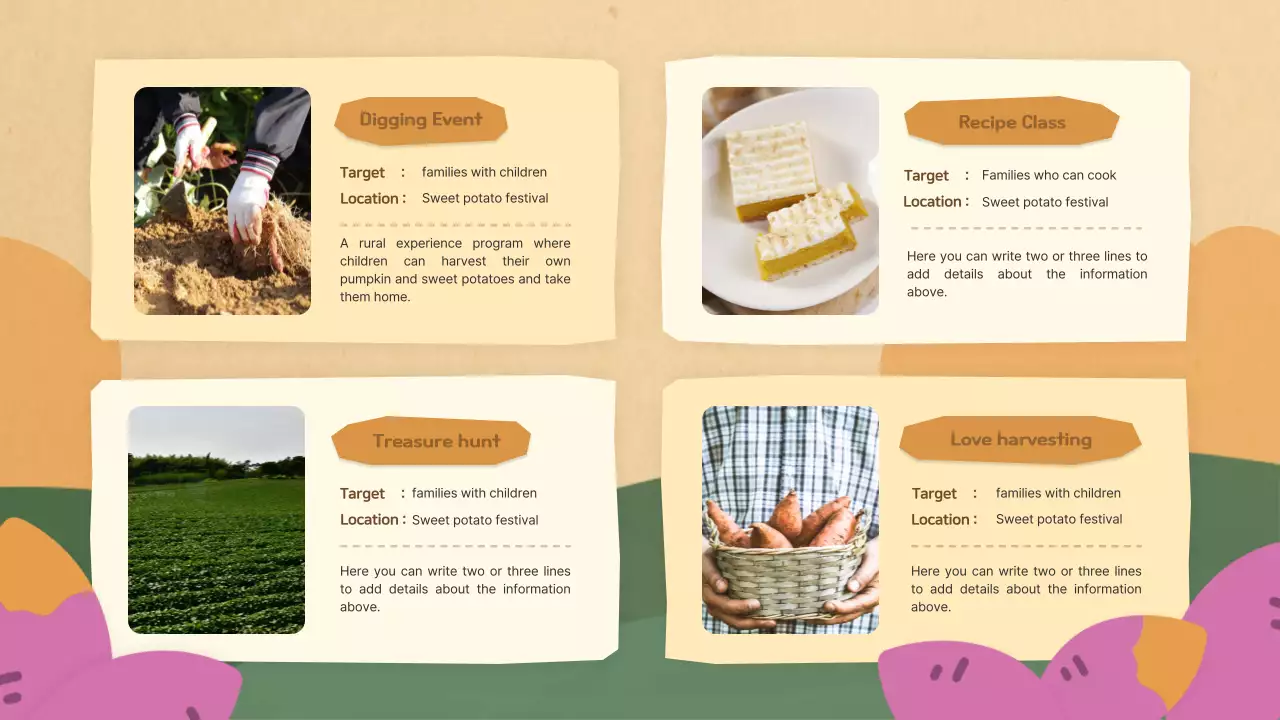 Beige Rustic Festival Guide Presentation