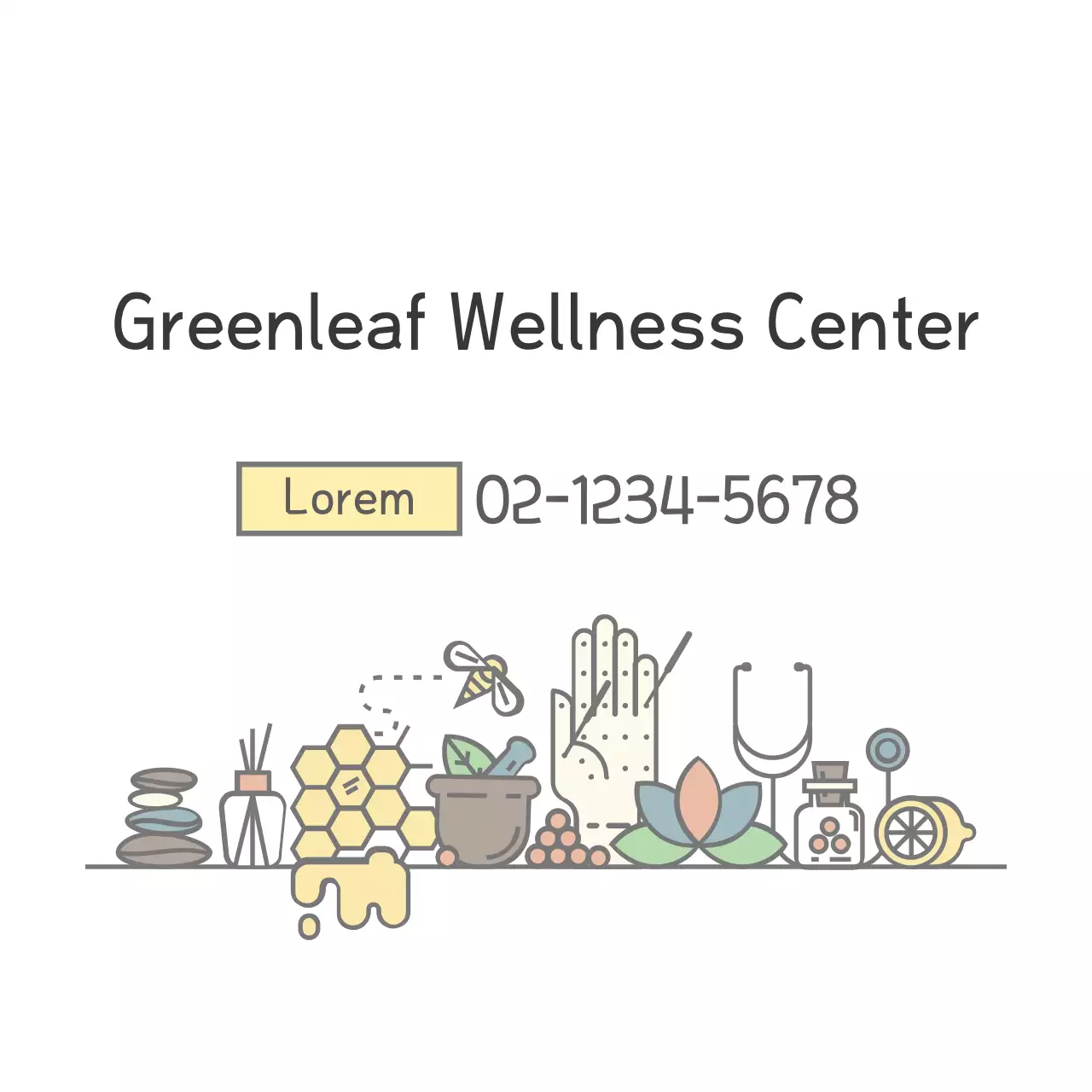 Beige Minimal Wellness Advertisement Banner