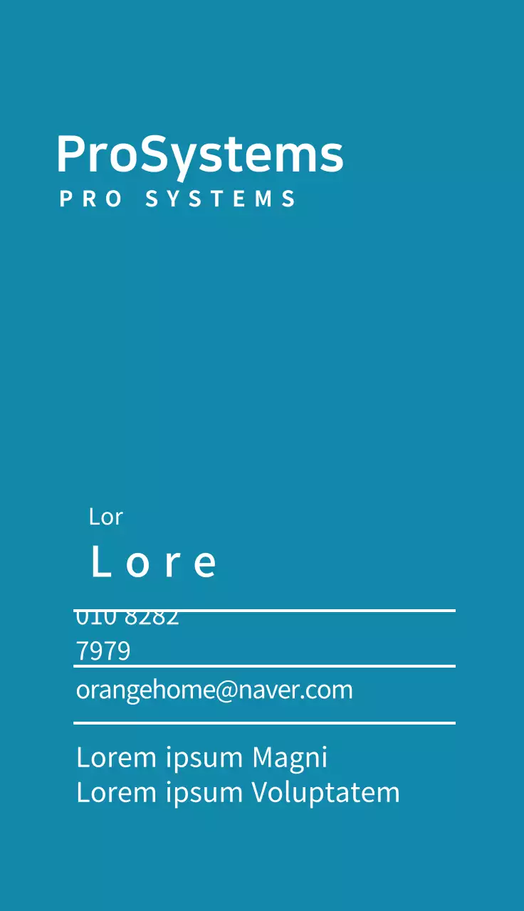 Danh thiếp chuyên nghiệp màu xanh